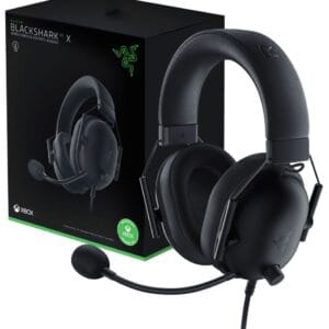 Razer BLACKSHARK V2 X for XBOX Licensed - 7.1 Gaming Headset – Audio Jack - XBOX/PC/PS4/PS5/Switch