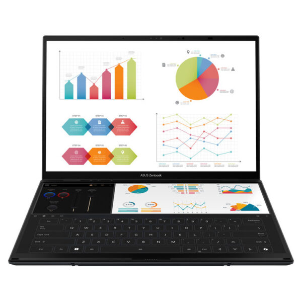 ASUS Laptop Zenbook Duo OLED UX8406CA-OLED-PZ068X 14.0 2880x1800 OLED Touch 120Hz U9 285H/32GB/2TB SSD NVMe PCIe 4.0/Win 11 Pro/2Y/Inkwell Gray - Image 3