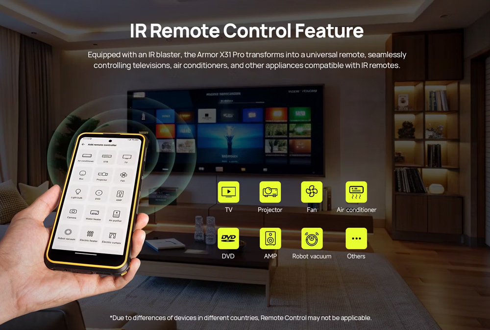 ULEFONE smartphone Armor X31 Pro, 6.56", 8/256GB, 5G, 6050mAh, IP68/IP69K, μαύρο - Image 4