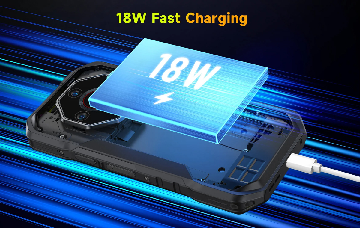 ULEFONE smartphone Armor X32, 5.65", 6/128GB, 5500mAh, IP68/IP69K, μαύρο