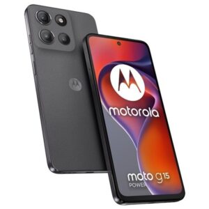 MOTOROLA Smartphone G15 Power, 6.72/MediaTek Helio G81/8GB/256GB/Android 15/Gravity Grey(Vegan Leather)