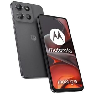 MOTOROLA Smartphone G15, 6.72/MediaTek Helio G81/8GB/512GB/Android 15/Gravity Grey (Vegan Leather)