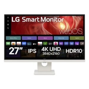 Monitor LG 27U731SA-W / 27 4K UHD S / 60Hz / HDR10 / USB-C / Voice Recognition / Tilt / VESA – PN: 27U731SA-W