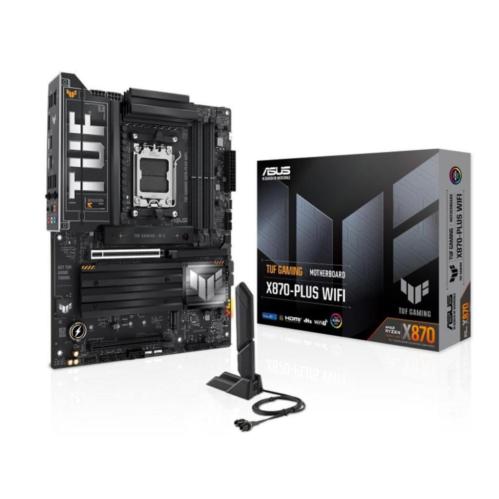 ASUS TUF GAMING X870-PLUS WIFI AMD X870 Socket AM5 ATX (90MB1IU0-M0EAY0) (ASU90MB1IU0-M0EAY0)