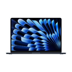 Apple 15-inch MacBook Air: Apple M5 chip with 10‑core CPU and 10‑core GPU, 16GB, 512GB SSD - Midnight
