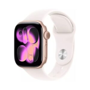Apple Watch (Series 11 2025) Gps 42mm Rose Gold Aluminium Case με Sport Band S/M Light Blush EU - Apple - MEU04ZR/A - 0195950619133 -