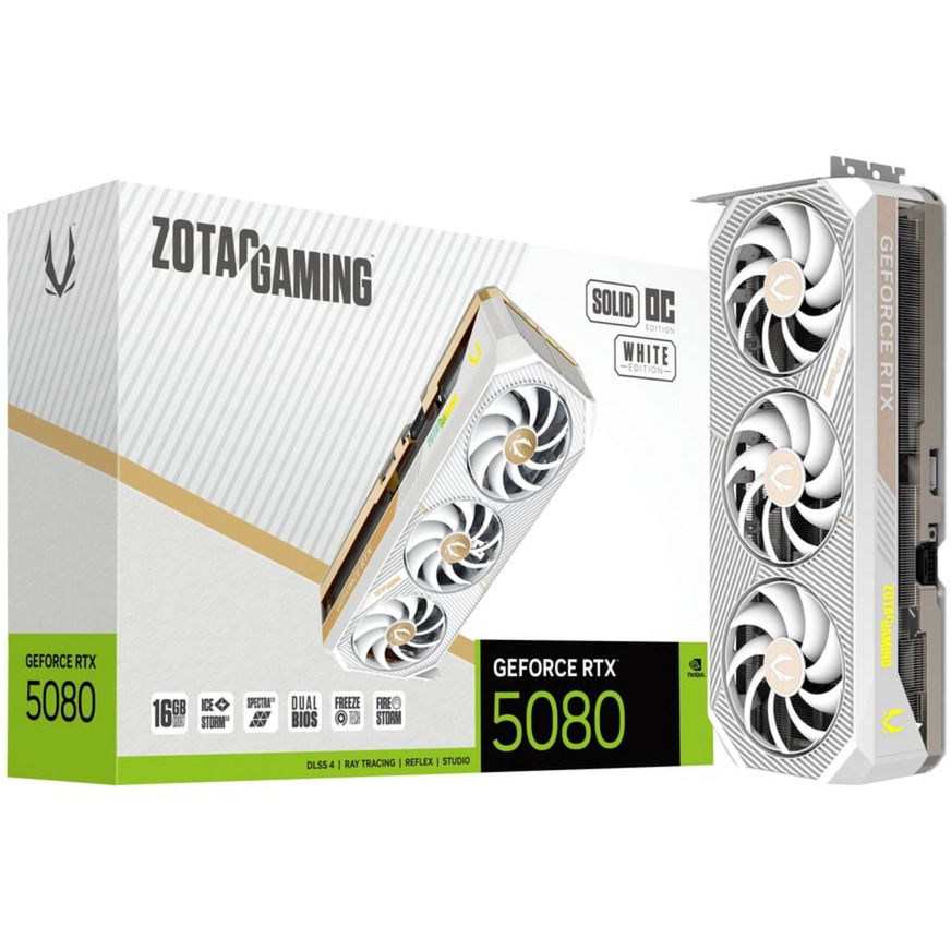 GeForce RTX 5080 SOLID OC White Edition (DLSS 4