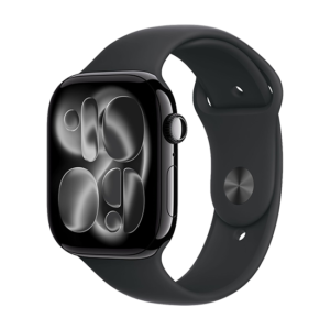 Watch Apple Watch Series 11 (2025) GPS 46mm Jet Black Aluminium Case with Black Sport Band M/L - Black - Apple - null - 195950631821 -