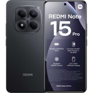 Xiaomi Redmi Note 15 Pro 4G 8GB RAM 256GB Midnight Black EU - Xiaomi - 6932554469825 -