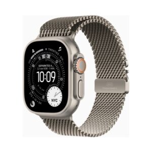 Apple Watch Ultra 3 (Series 11 2025) Gps +Cellular 49mm Natural Titanium Case με Natural Titanium Milanese Loop M Natural EU - Apple - MEWY4QF/A - 0195950609707 -