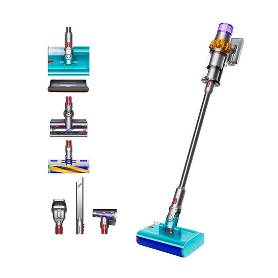 Dyson Vacuum Cleaner V15s Detect Dry and Wet Submarine - Nickel-Satin Yellow - Dyson - 448798-01 - 5025155085073 -