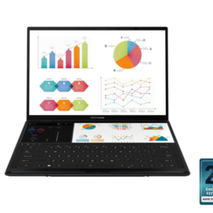 Notebook Laptop Asus Zenbook Duo 14 OLED / ARL H Core Ultra 7/ 32GB /1TB SSD/ Intel Arc Graphics/ Windows 11 Pro/ Touch/ 2Y 90NB14X1-M00A30